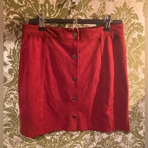 (US 8) Red Wilfred Miniskirt